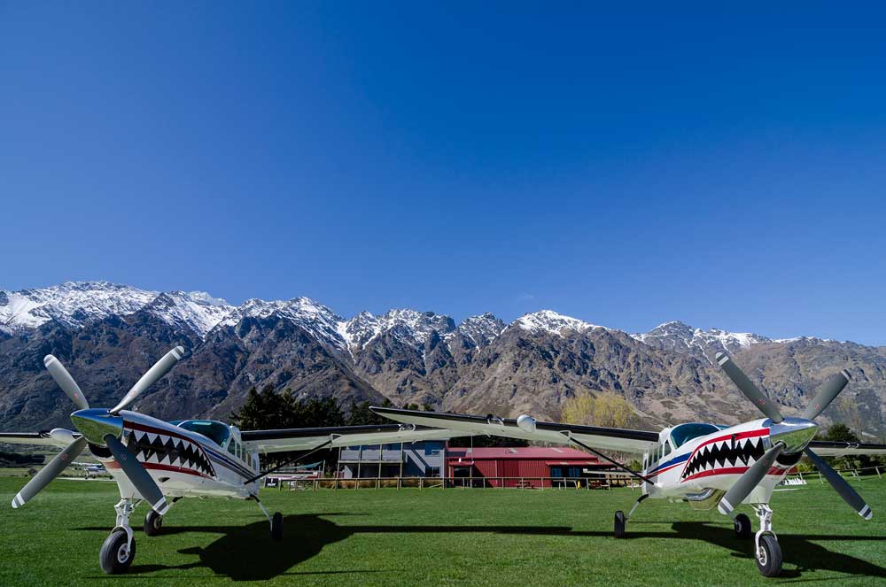 NZONE Skydive planes take nine tandem skydivers