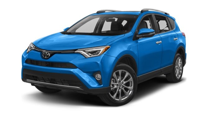 Bright blue Toyota RAV4 an example of a Pegasus SUV for hire