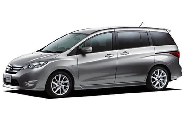 Silver Toyota Lafesta People Mover.