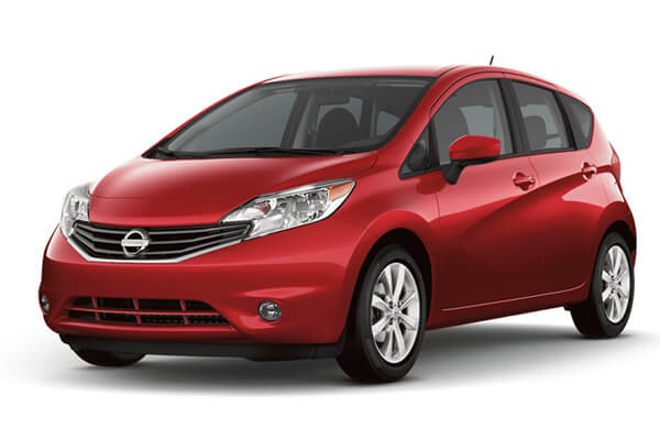 Red Nissan Note.