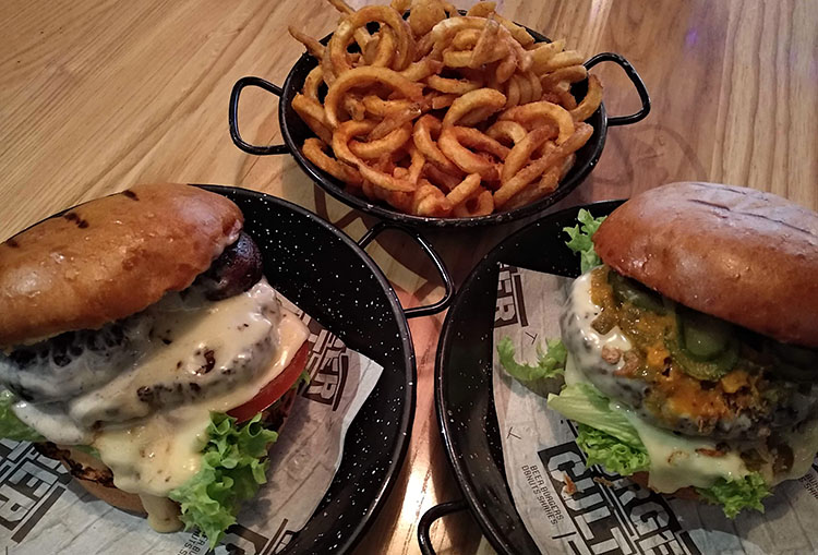 Mouth watering bugers and curly fries from Burger Culture.